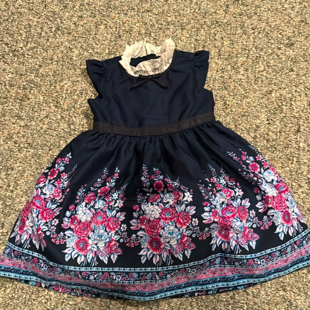 Janie and Jack blue dress, sz 12-18 months